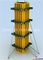 Flexibel zusammengebaute Säulenformarbeiten mit H20-Holzbalken und Stahlwalern